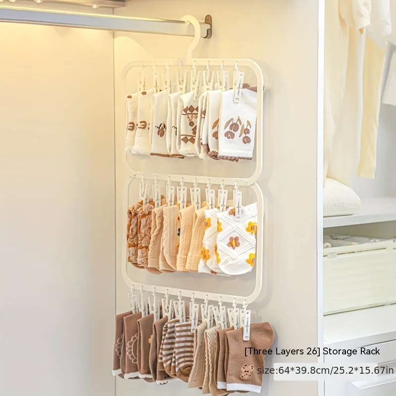 Household Multi-clip Baby Hang - Baby Clothing Hanging Rack ulasan dan harga